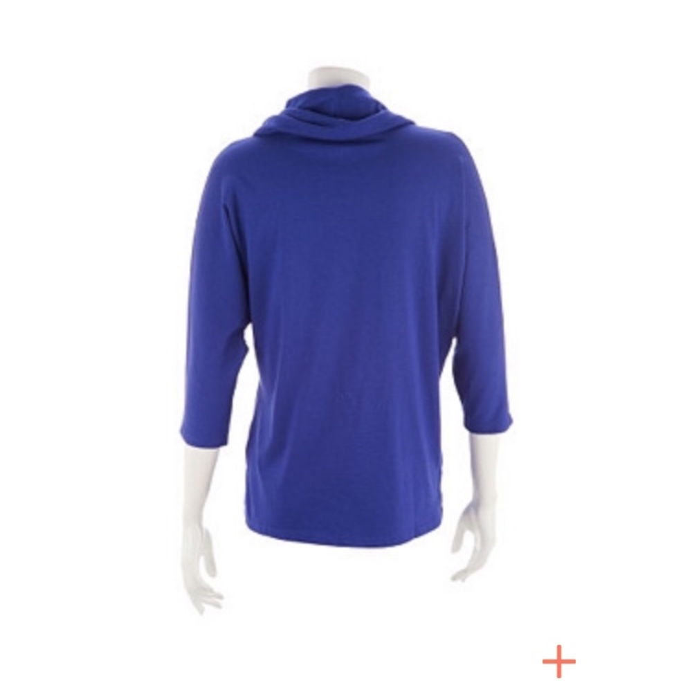 NEW Isaac Mizrahi Dolman Sleeve Cowl Neck Tunic - Picture 5 of 7
